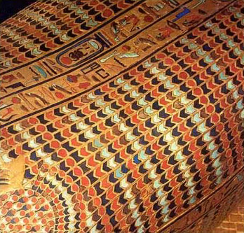 The fine work of King Tut's second coffin